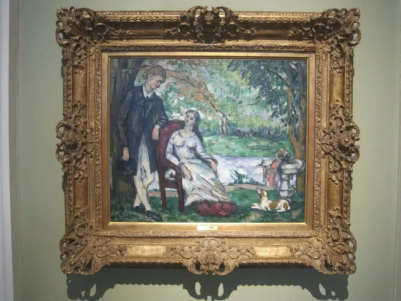 La Conversación - Paul Cézanne