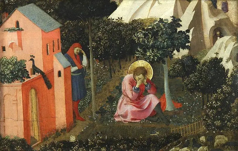 La Conversión de san Agustín - Fra Angelico