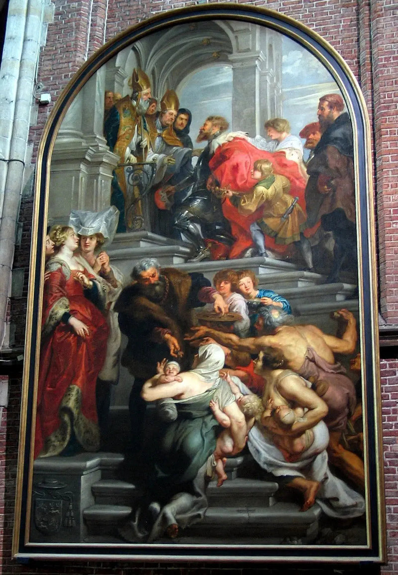 La conversión de San Bavón - Peter Paul Rubens