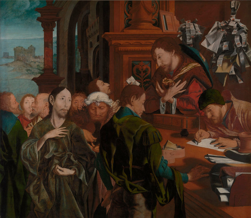 La Conversión de San Mateo - Marinus van Reymerswale