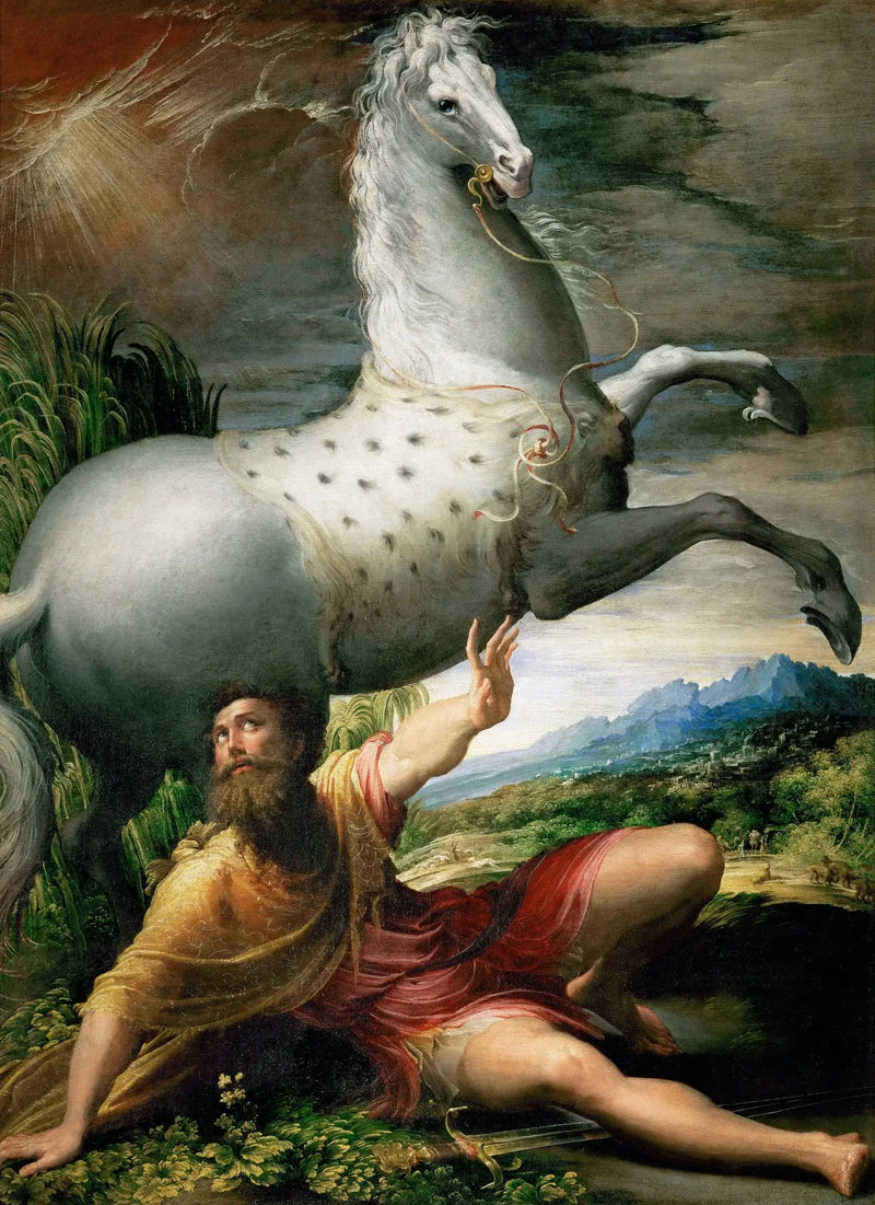 La Conversión de San Pablo - Parmigianino