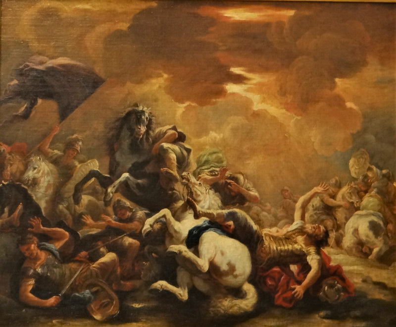 La Conversión de San Pablo en el camino a Damasco - Luca Giordano