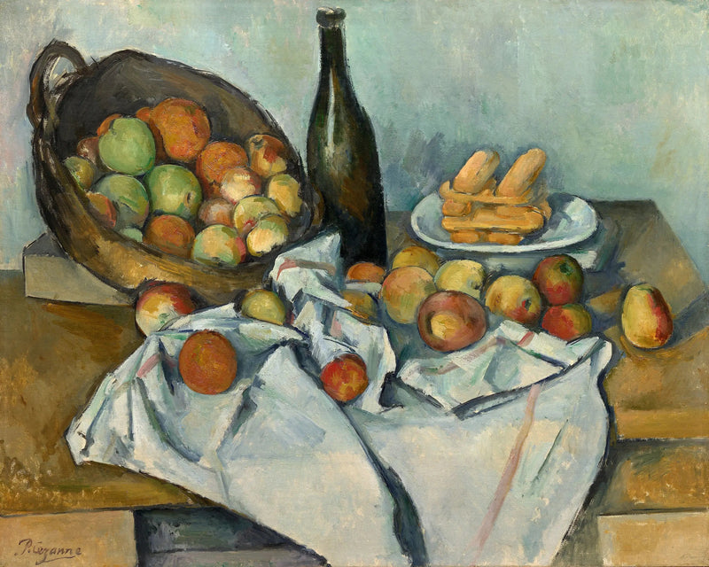 La cesta de manzanas - Paul Cézanne
