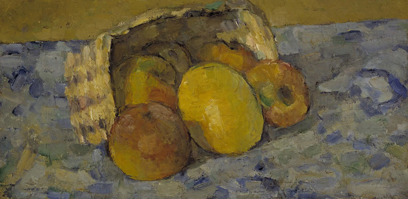 La cesta volcada - Paul Cézanne