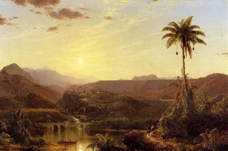 La Cordillera, palanca de sol - Frederic Edwin Church