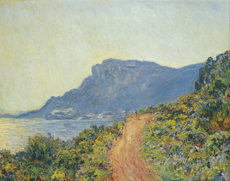 La Cornisa cerca de Mónaco - Claude Monet