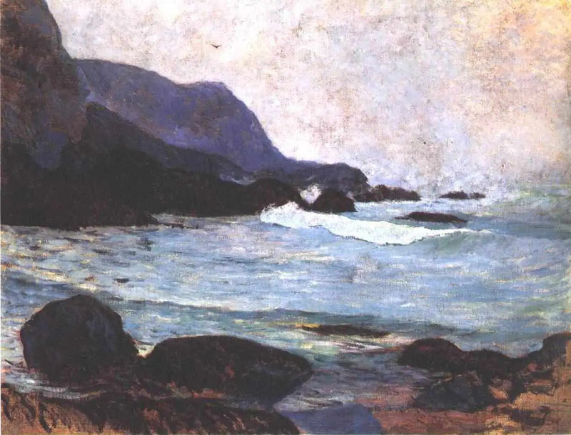 La costa de Bellangenay - Paul Gauguin