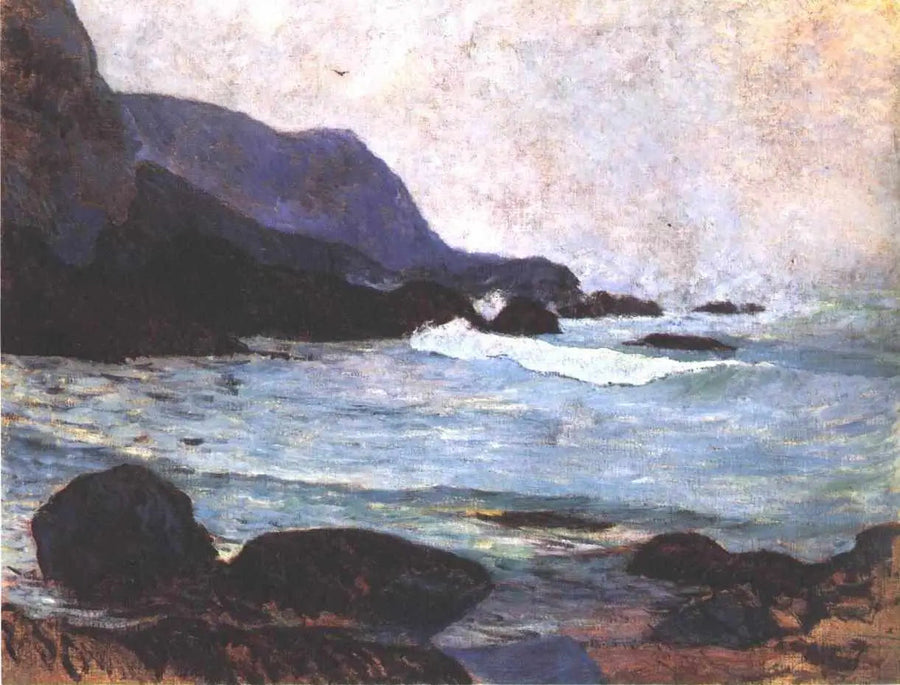 La costa de Bellangenay - Paul Gauguin