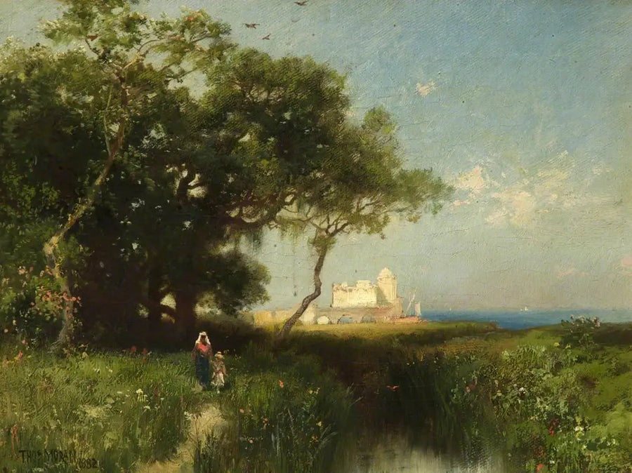 La costa de Florida - Thomas Moran