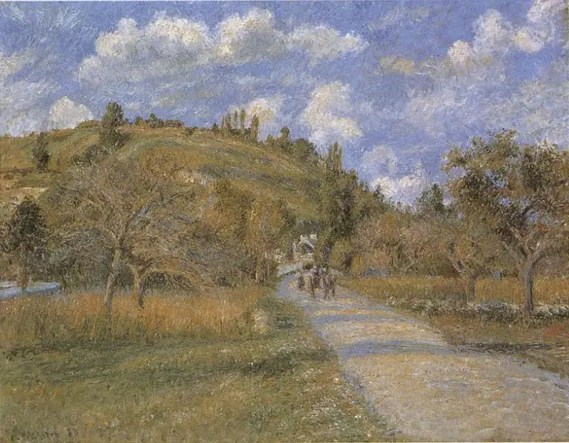 La costa de Valhermeil, Auvers-sur-Oise - Camille Pissarro