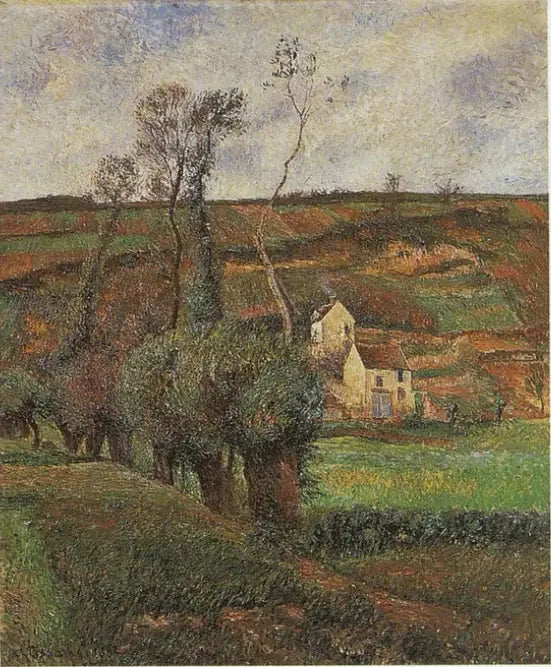 La costa Lézard en Pontoise - Camille Pissarro