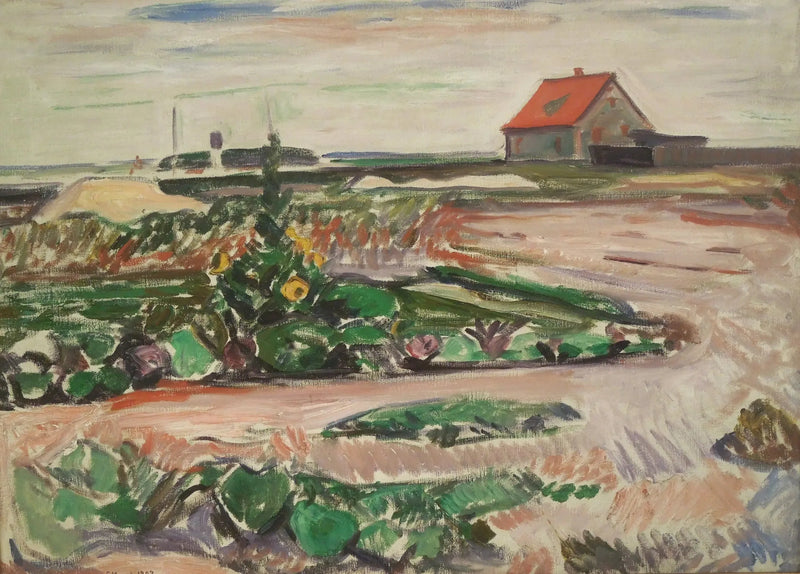 La Costa cerca de Lübeck - Edvard Munch