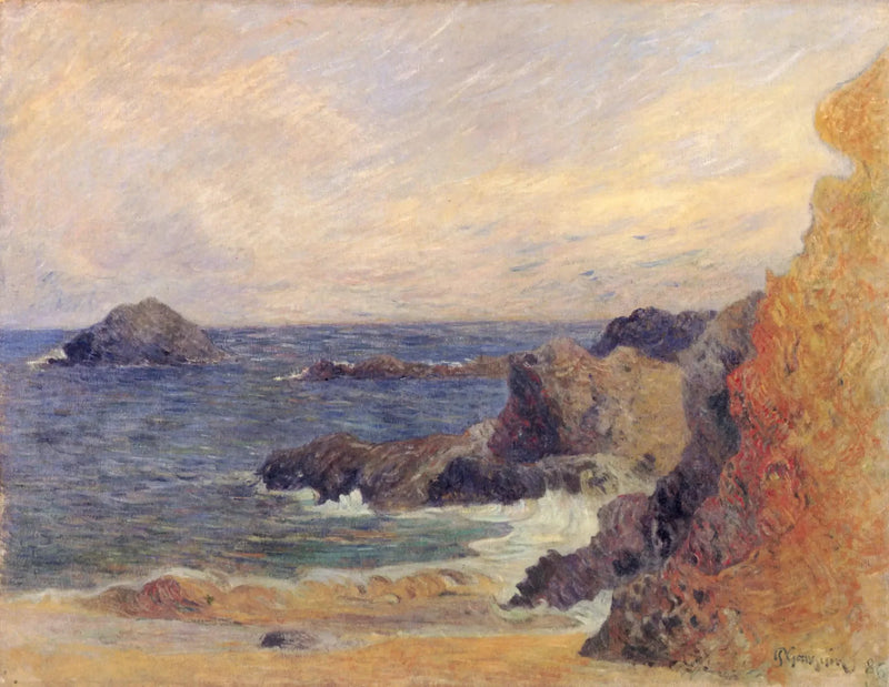 La costa rocosa - Paul Gauguin