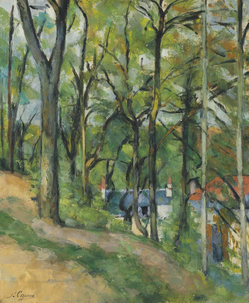 La Côte Saint-Denis en Pontoise - Paul Cézanne