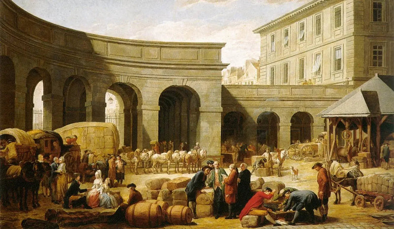 La corte de la aduana - Nicolas-Bernard Lépicié