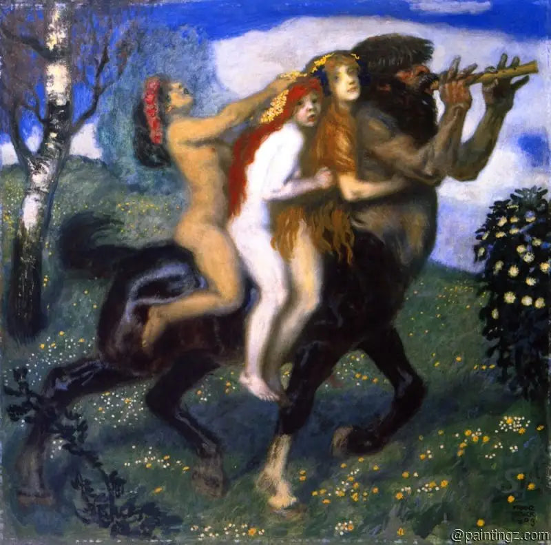 La Carrera - Franz Von Stuck