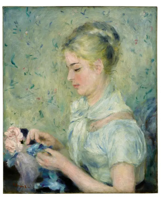 La costurera - Pierre-Auguste Renoir