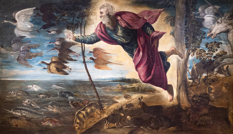 La Creación de los animales - Jacopo Tintoretto