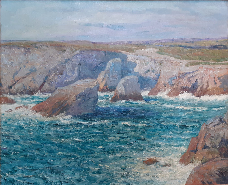 La Crique, costa salvaje, Quiberon - Maxime Maufra