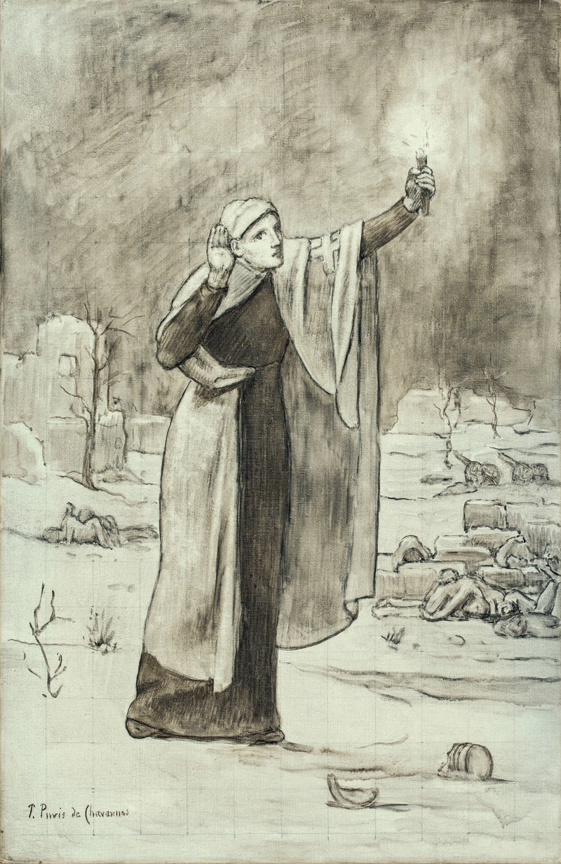 La Croix Rouge - Pierre Puvis de Chavannes