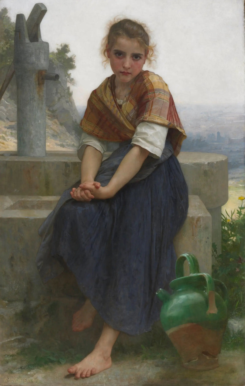 La Jarra rota - Bouguereau