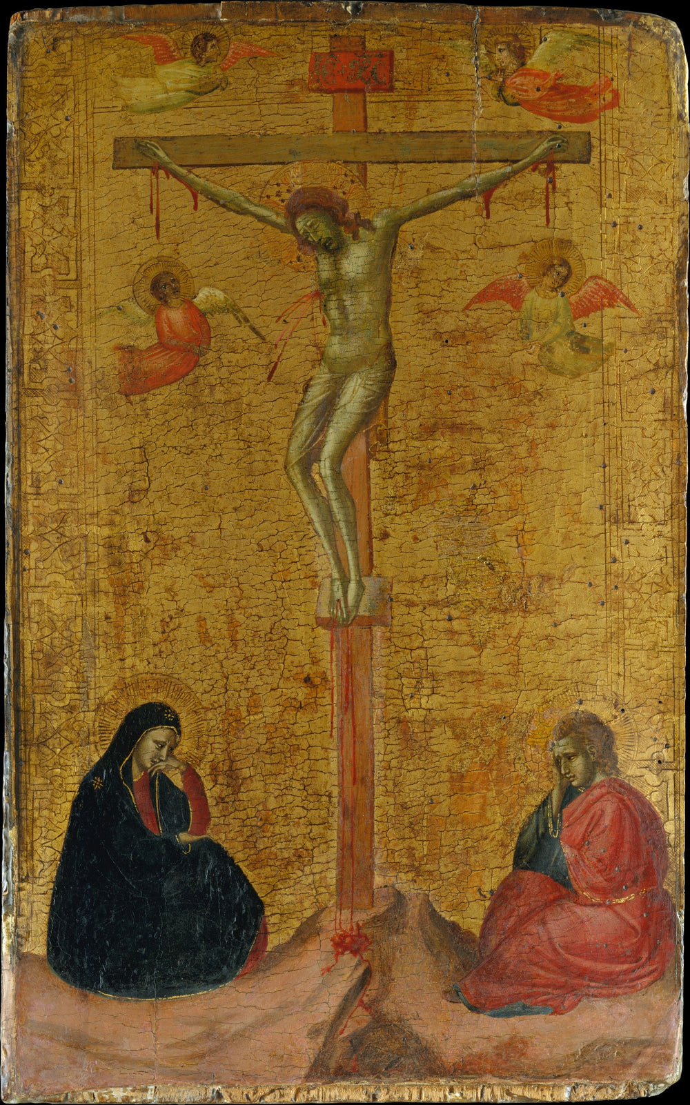 La Crucifixion - Bernardo Daddi image 1 reproduction d’œuvre d’art à l’huile