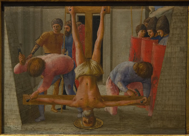 La Crucifixión de San Pedro - Masaccio