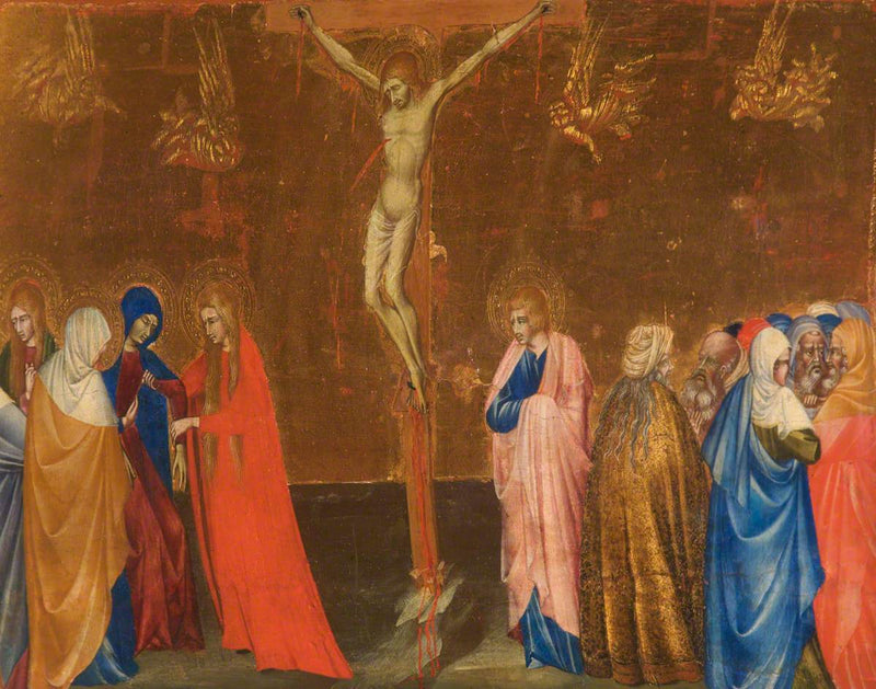 La Crucifixión - Giovanni di Paolo