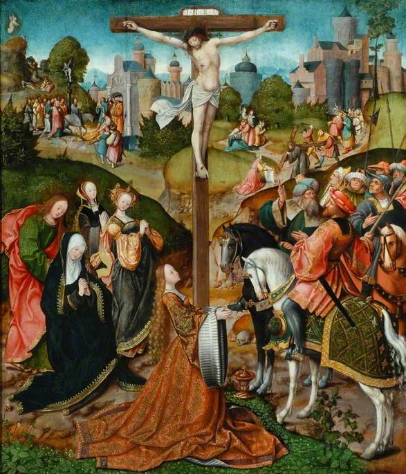 La Crucifixión - Jacob Cornelisz van Oostsanen
