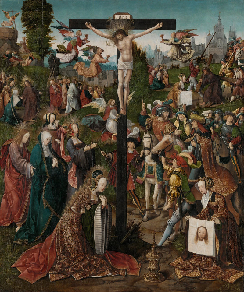 La Crucifixión - Jacob Cornelisz van Oostsanen