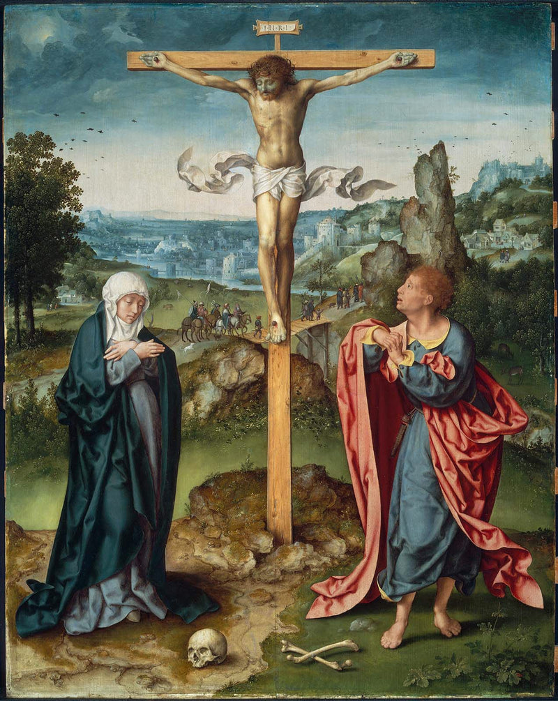 La Crucifixión - Joos van Cleve