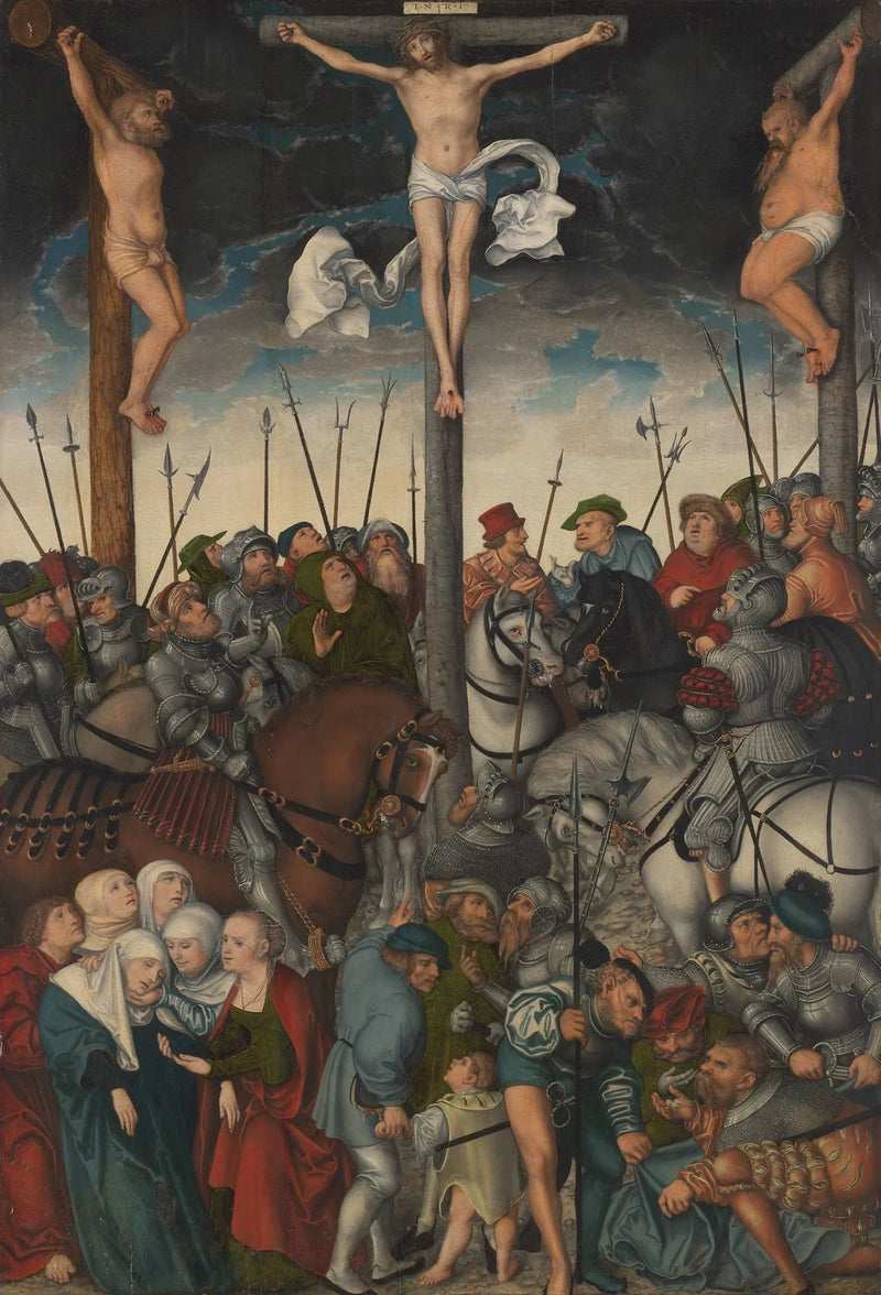 La Crucifixión - Lucas Cranach el Viejo