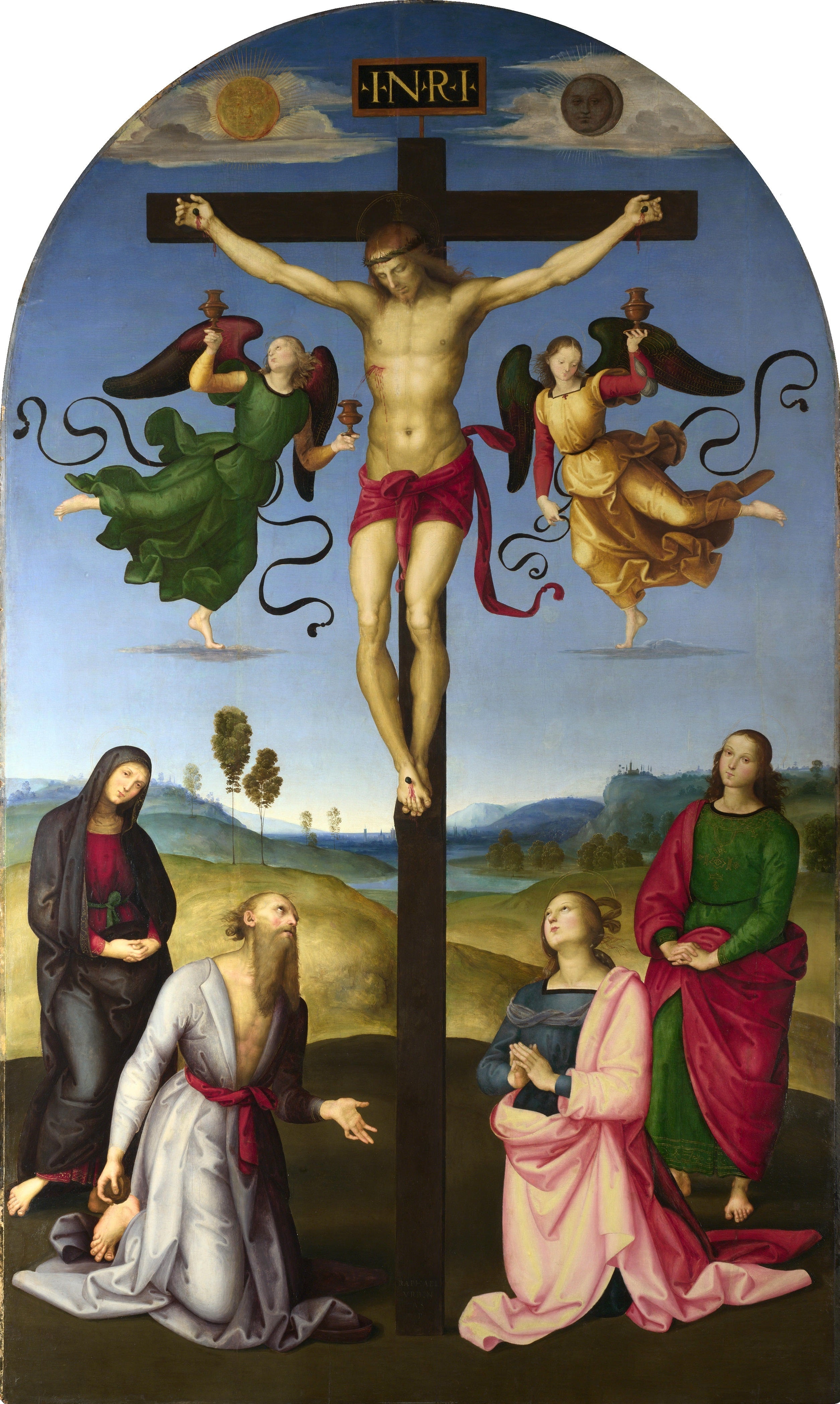 Reproduction du tableau « La Crucifixion Mond - Raphaël Sanzio » par Alpha Reproduction en peinture à l’huile