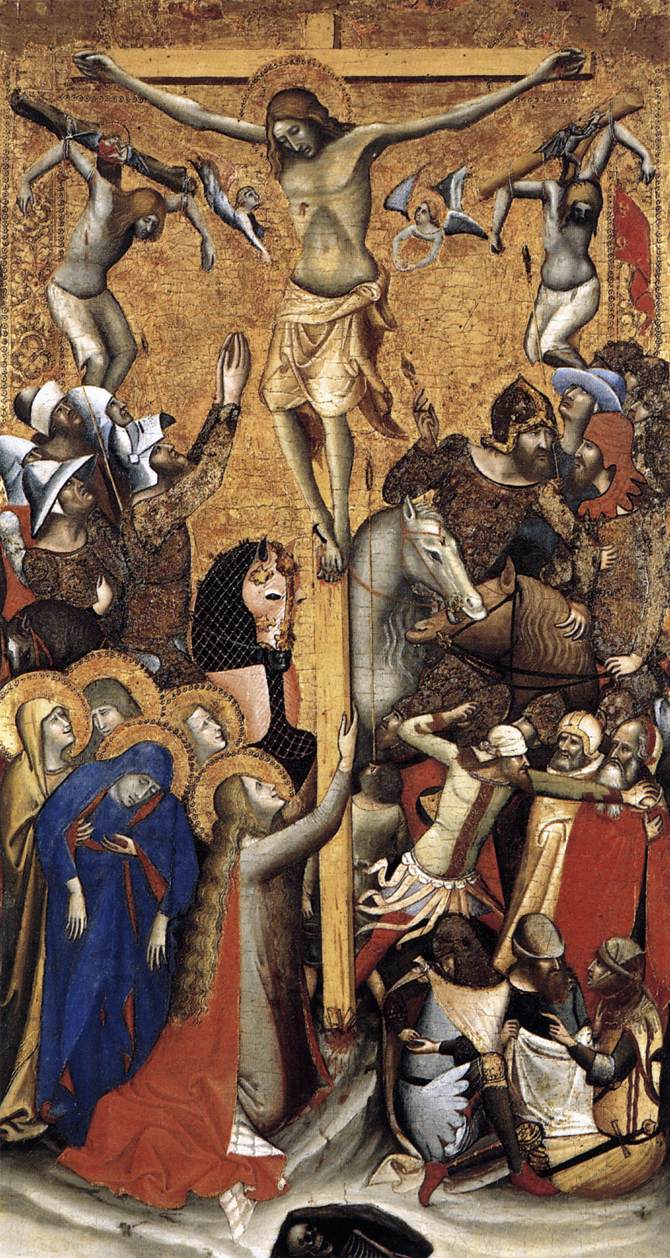 La Crucifixión - Vitale da Bologna
