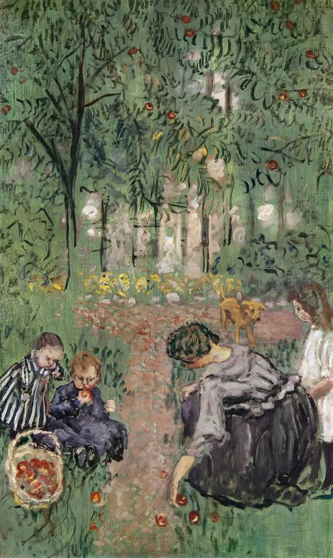La Cosecha de manzanas - Pierre Bonnard