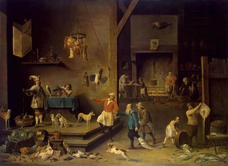 La cocina - David Teniers el Joven