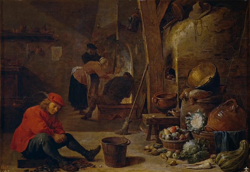 La cocina - David Teniers el Joven