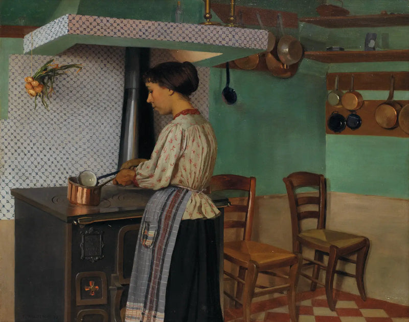 La Cocina de la Estufa - Félix Vallotton