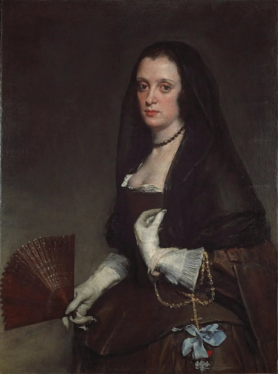 La Dama del Abanico - Diego Velázquez
