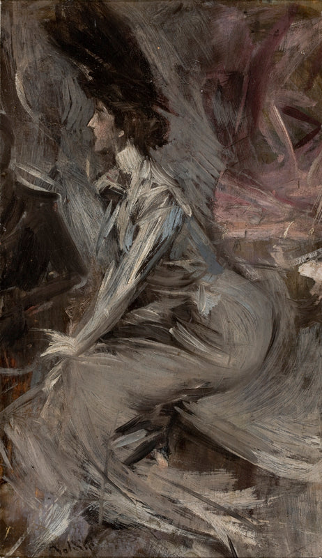 La dama sentada (La conversación) - Giovanni Boldini
