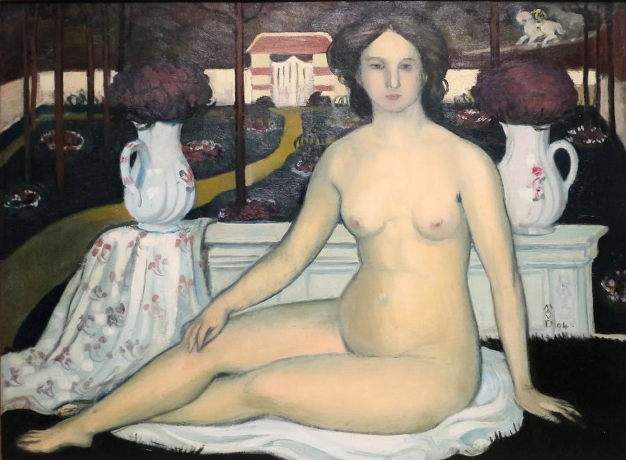 La Dama en el jardín cerrado - Maurice Denis