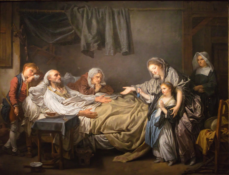 La Dama de la Caridad - Jean-Baptiste Greuze