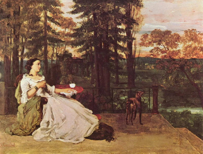 La Dama de Frankfurt - Gustave Courbet