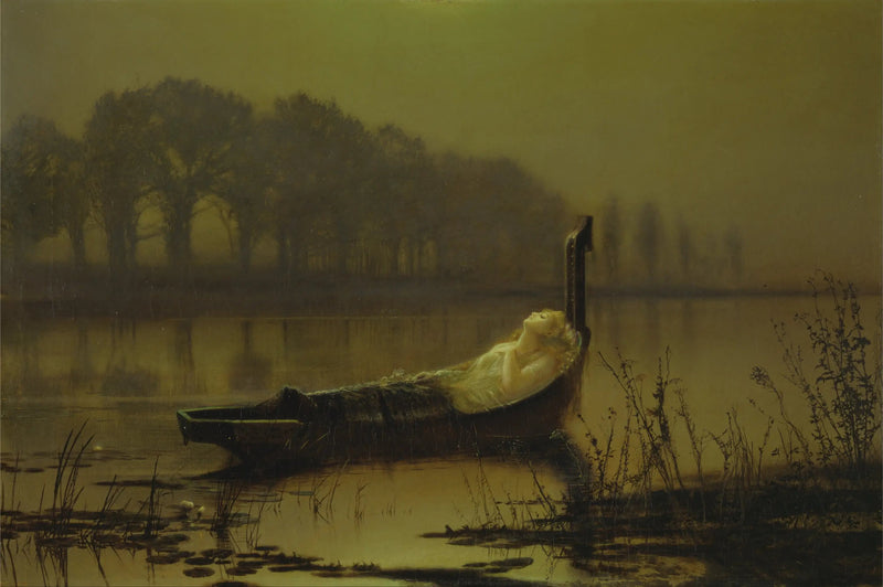 La Dama de Shalott - John Atkinson Grimshaw