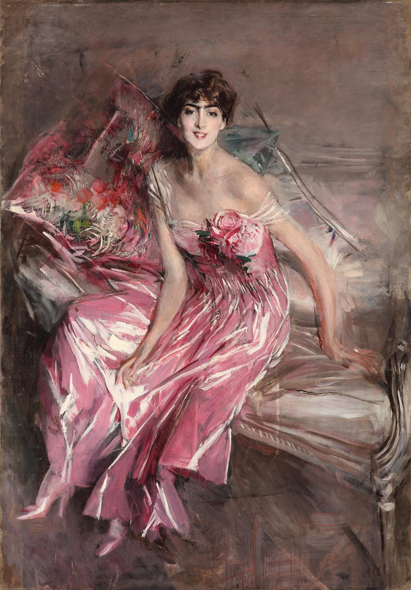 La Dama en rosa - Giovanni Boldini