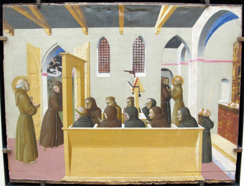 La condena del alma del avaro de Citerna - Stefano di Giovanni (Sassetta)