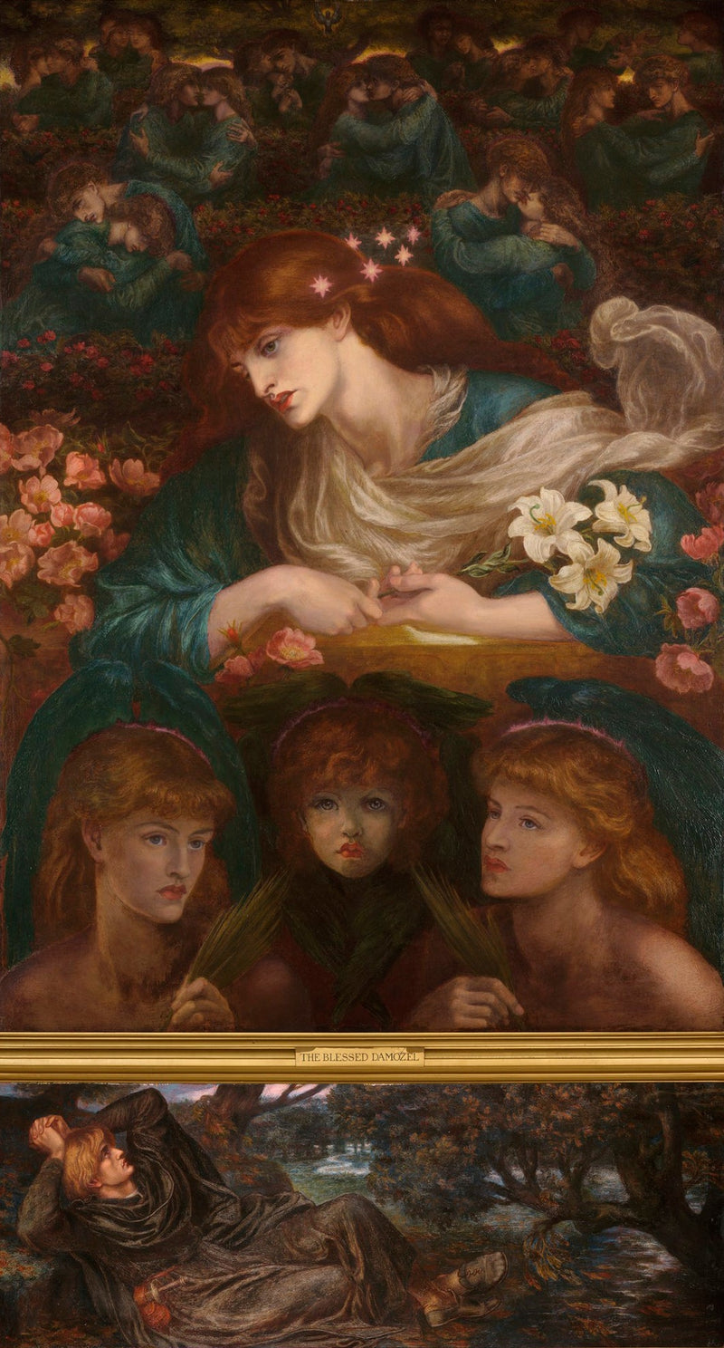 La Damoiselle elegida - Dante Gabriel Rossetti