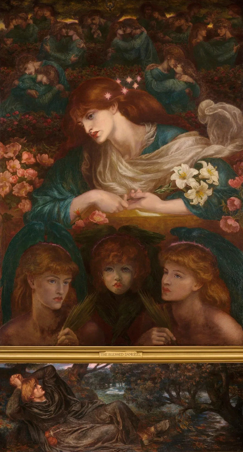La Damoiselle elegida - Dante Gabriel Rossetti