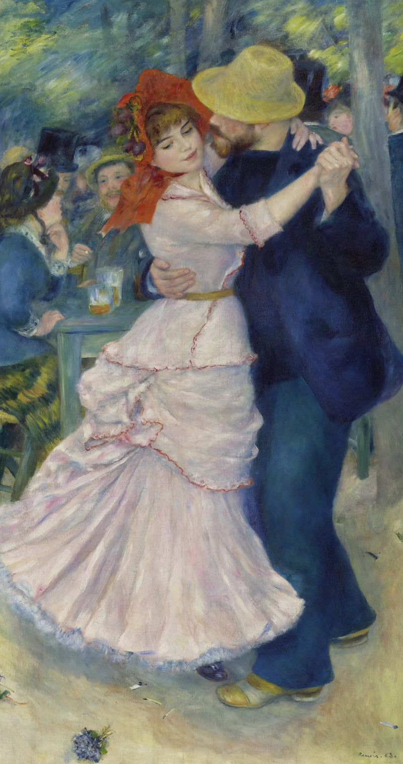 La Danza en Bougival - Pierre-Auguste Renoir
