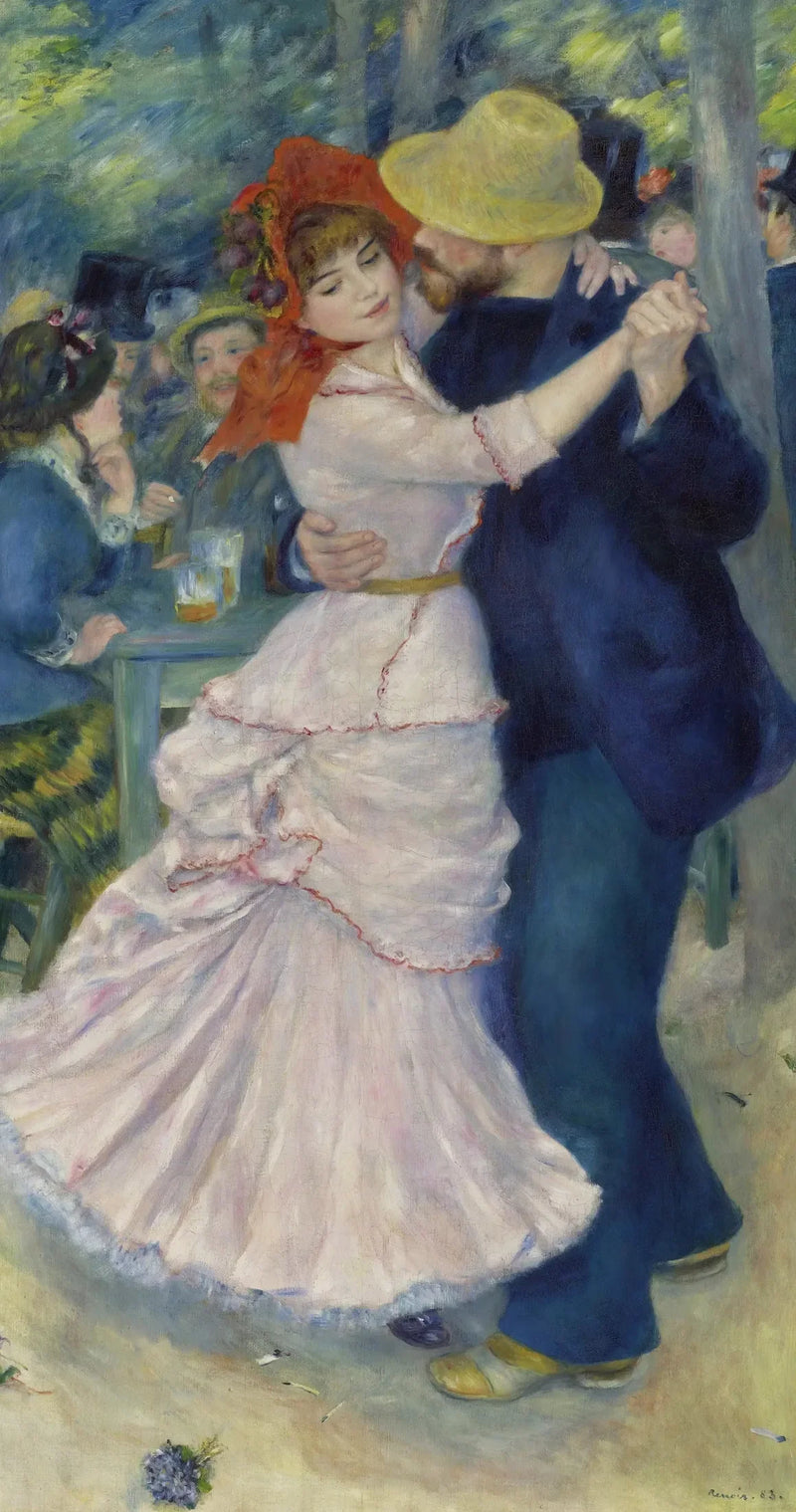 La Danza en Bougival - Pierre-Auguste Renoir